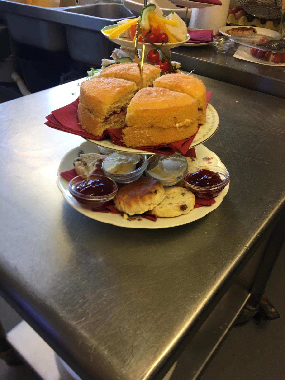 Afternoon tea, served by request